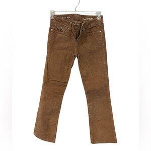 Gap 1969 Sexy Boot Brown Corduroy Pants